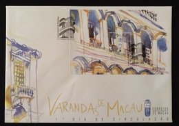 MAC1335 - Macau FDCB With Block Of 1 Stamp - Macau  Balconies - Macau - 1997 - FDC