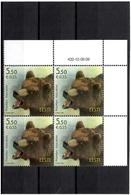 Estonia 2009 . Brown Bear.  Block Of 4 .  Michel # 643 - Estonie