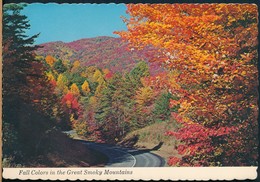 °°° 19693 - USA - TN - FALL COLORS IN THE GREAT SMOKY MOUNTAINS - 1973 With Stamps °°° - Smokey Mountains