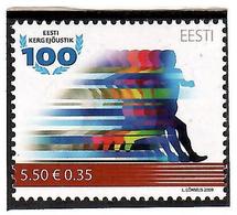 Estonia 2009 . Athletics In Estonia-100. 1v: 5.50  1v.  Michel # 644 - Estonia