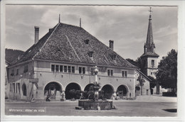 MÔTIERS - HÔTEL DE VILLE - CACHET MILITAIRE - Môtiers 