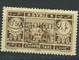 Alaouites   Taxe    Yvert N°  6 * - Ay 15811 - Neufs