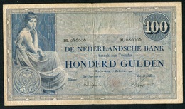 Netherlands  - 100 Gulden 1921 'Grietje Seel' 116-3B - See The 2 Scans For Condition.(Originalscan ) - [1] …-1815 : Before Kingdom