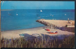 °°° 19707 - USA - MA - CAPE COD - COTUIT BEACH - 1957 With Stamps °°° - Cape Cod