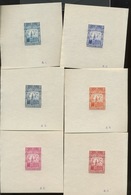 1928. Leuven Projet Non Adopté Dans 20 Couleurs Différentes Sur Petit Feuillet Non Gommé.  EXCEPTIONNEL - Prove E Ristampe