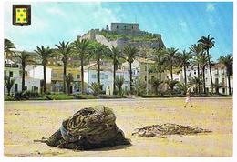 DENIA  ALICANTE   EL  CASTILLO  DESDE  EL PUERTO   TBE     ES394 - Alicante