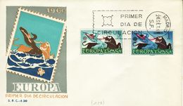 SPAIN  1966  EUROPA  CEPT FDC - 1966