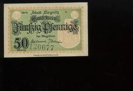 Notgeld.   Stadt Leignitz. 50 Pfg   Serie IV.    Alte Rathaus SUPERBE Aucun Pli - Ohne Zuordnung