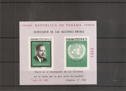 Dag Hammarskjold ( BF 26 XXX -MNh- Du Panama) - Dag Hammarskjöld