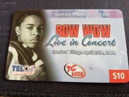 St MAARTEN US  $10,- + US$ 20,-  BOW WOW LIVE IN CONCERT  2004   RR (RED) FINE USED CARDS  **683** - Antilles (Netherlands)