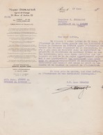 PARIS MARC DESACHE AGENT DE CHANGE 2 LETTRES ET 1 PETITE ENVELOPPE ANNEE 1948 1947 - Non Classés