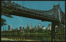 New York City  -  Queensboro Bridge  -  Ansichtskarte Ca. 1975  (12636) - Brücken Und Tunnel