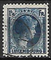 LUXEMBOURG     -    1926 .   Y&T N° 180 Oblitéré. - 1926-39 Charlotte Right-hand Side