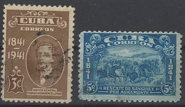 Cuba U  274/275 (o) Usado. 1942 - Usati