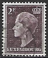 LUXEMBOURG     -    1948.   Y&T N° 421 Oblitéré - 1948-58 Charlotte Linksprofil