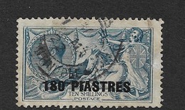 BRITISH LEVANT 1921 180pi On 10s SG 50 FINE USED - TOP VALUE OF THE SET Cat £40 - British Levant