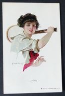 AK  Frau Mit Tennisschläger Um 1912 Femme Avec Une Raquette De Tennis  #AK6102 - Tennis