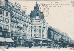 Delcampe - PARIS LA RUE DE RIVOLI ET LE BAZAR DE L HOTEL DE VILLE - Paris (04)