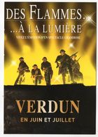 VERDUN  --2011 -- Carte Publicitaire--Spectacle " Des Flammes à La Lumière"--Carrières D'Houdainville...........à Saisir - Verdun