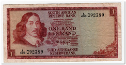 SOUTH AFRICA,1 RAND,1967,P.109,aVF - Sudafrica