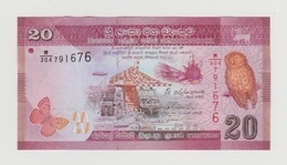 Banknote Central Bank Of Sri Lanka 20 Rupees 2015 UNC - Sri Lanka