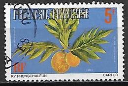 POLYNESIE   -   Service  -   1977 .  Y&T N° 4 Oblitéré .   Fruit  /  Uru. - Oficiales