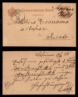 ANTICHI STATI ITALIANI - LOMBARDO VENETO - Sapiane 19.11.81 Manoscritto - Cartolina Postale Per Trieste - Diena - Sonstige & Ohne Zuordnung