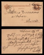 ANTICHI STATI ITALIANI - LOMBARDO VENETO - Sapiane 19.11.81 Manoscritto - Cartolina Postale Per Trieste - Diena - Andere & Zonder Classificatie