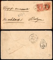 ANTICHI STATI ITALIANI - LOMBARDO VENETO - Gemelli - Condino (P.ti 4) - Busta Postale Da 5 Kreuzer (con Strappo In Alto  - Otros & Sin Clasificación