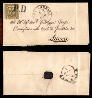ANTICHI STATI ITALIANI - MODENA - PD Di Massa Carrara (P.ti 5) Su 15 Cent (3) - Letterina Per Lucca - Sonstige & Ohne Zuordnung