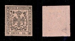 ANTICHI STATI ITALIANI - MODENA - 1852 - 10 Cent (9) - Gomma Originale - Diena - Otros & Sin Clasificación