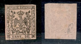 ANTICHI STATI ITALIANI - MODENA - 1852 - 10 Cent (9) Usato (600) - Otros & Sin Clasificación