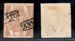 ANTICHI STATI ITALIANI - NAPOLI - 1858 - 10 Grana (10) Usato - Diena (375) - Otros & Sin Clasificación