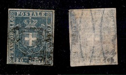 ANTICHI STATI ITALIANI - TOSCANA - 1860 - 20 Cent (20a) - Usato - Colla (350) - Autres & Non Classés