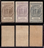 REGNO - POSTA ORDINARIA - 1923 - Camicie Nere (147/149) - Serie Completa - Gomma Integra (300) - Other & Unclassified