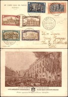 REGNO - POSTA ORDINARIA - Anno Santo (169/174) - Serie Completa Su Cartolina Da Napoli Per Città Del 23.11.26 Cert Rayba - Sonstige & Ohne Zuordnung