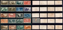 REGNO - POSTA ORDINARIA - 1932 - Decennale (325/340 + 42/43 Aerea + 17/18 Espressi) - Emissione Completa - Usati (1.100) - Otros & Sin Clasificación