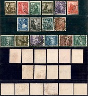 REGNO - POSTA ORDINARIA - 1938 - Impero (439/448 + Aerea 111/116) - Emissione Completa - Usati (335) - Altri & Non Classificati