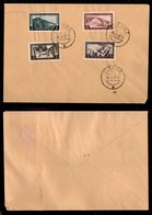 OCCUPAZIONI II GUERRA MONDIALE - ALBANIA - 1939 - Ordinaria (26/29) - 4 Alti Valori Usati Su Busta - Tirana 28.4.42 - Altri & Non Classificati