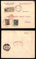 COLONIE - LIBIA - 40 Cent (8) + 5 Cent (3) - Raccomandata Da Tripoli A Roma Del 10.5.16 (310) - Sonstige & Ohne Zuordnung