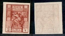 COLONIE - LIBIA - 1924 - Prove D'Archivio - 2 Lire Sibilla (P43) - Sempre Senza Gomma (350) - Sonstige & Ohne Zuordnung