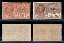 COLONIE - LIBIA - 1928/1929 - Posta Aerea (1/2) - Serie Completa - Gomma Integra (350) - Other & Unclassified