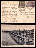 COLONIE - LIBIA - 50 Cent Litoranea (30 - Aerea) + Complementare (50) Su Cartolina Da Tripoli A Roma Del 16.3.37 - “il D - Andere & Zonder Classificatie