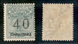 COLONIE - TRIPOLITANIA - 1924 - 40 Cent (2) - Gomma Originale - Diena (2.350) - Sonstige & Ohne Zuordnung