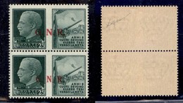 RSI - G.N.R. BRESCIA - 1943 - 25 Cent Esercito (14/Iec + 14/II Varietà) In Coppia (pos. 42/47) Di Tipi Diversi - Punto P - Otros & Sin Clasificación