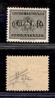 RSI - G.N.R. VERONA - 1944 - Errore Di Colore - 40 Cent (52 A) - Soprastampa Nera - Gomma Integra - Punto Grosso Dopo R  - Otros & Sin Clasificación