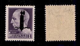 RSI - SAGGI-VERONA - 1944 - 1 Lira (P12A) - Gomma Integra - Cert. Colla (6.000) - Sonstige & Ohne Zuordnung