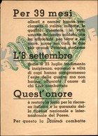 RSI - PROPAGANDA RSI - 1944 - Per 39 Mesi - Volantino Di Propaganda - Sonstige & Ohne Zuordnung