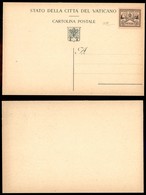 VATICANO - 1947 - Provvisoria - Cartolina Postale Da 2 Lire Su 50 Cent (C3) Nuova - Carraro - Andere & Zonder Classificatie