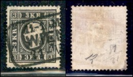 EUROPA - AUSTRIA - 1859 - 3 Kreuzer (11/II) - Ottimamente Centrato - Usato - Sonstige & Ohne Zuordnung